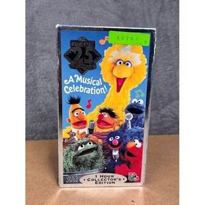 Sesame Street 25th Birthday A Musical Celebration VHS 1993 Collector Edition